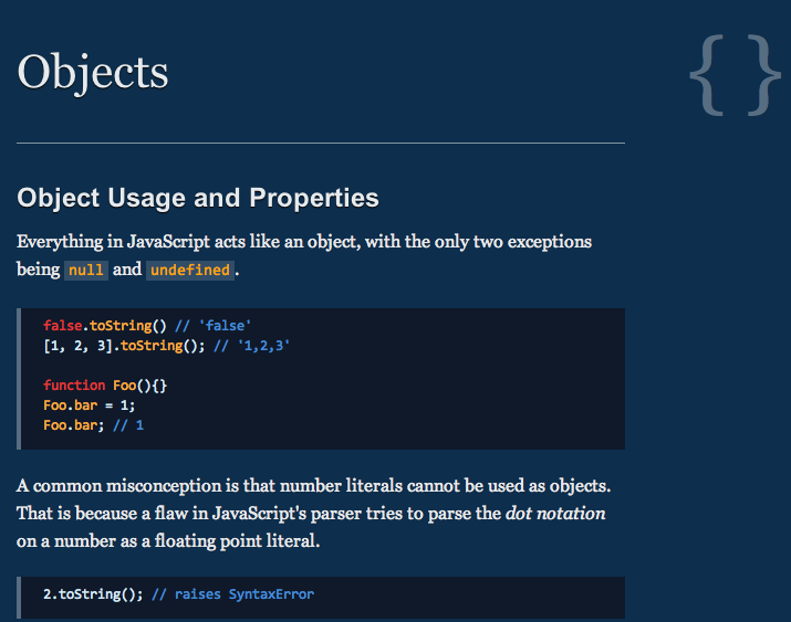 JavaScript Garden